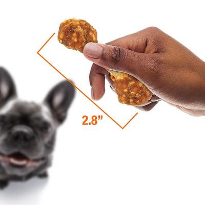 Show full view: Good 'n' Fun Dumbbells Chicken Flavor Dog Treat Chews, Small, 12-oz bag slide 8 of 9