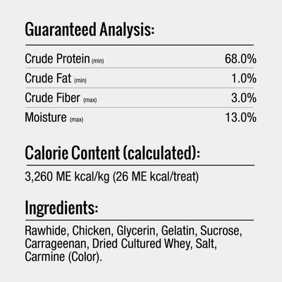 Show full view: Good 'n' Fun Chicken Long-Lasting Highly Digestible Rawhide Dog Treat Spirals, 12 count slide 7 of 10