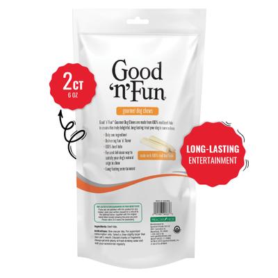 Show full view: Good 'n' Fun Rawhide 8-in Dog Chews, 2 count slide 3 of 10