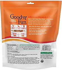 Good 'n' Fun Triple Flavor Blasts Chicken, Duck & Chicken Liver Dog Treat Chews, 12-oz bag slide 2 of 8