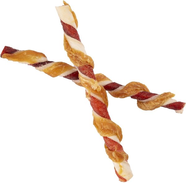 Good 'n' Fun Triple Flavor Chews Beef, Pork & Chicken Twists Dog Chews