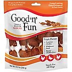 Good 'n' Fun Triple Flavor Kabobs Chicken, Duck & Chicken Liver Dog Treat Chews, 18 count