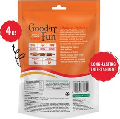 Good 'n' Fun Triple Flavor Kabobs Chicken, Duck & Chicken Liver Dog Treat Chews, 6 count slide 2 of 7