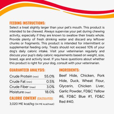 Show full view: Good 'n' Fun Triple Flavor Kabobs Chicken, Duck & Chicken Liver Dog Treat Chews, 6 count slide 5 of 9