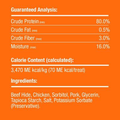 Show full view: Good 'n' Fun Triple Flavor Mighty Chewer Sticks Chicken, Pork & Beef Dog Treat Chews, 18 count slide 6 of 9