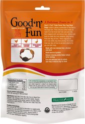 Good 'n' Fun Triple Flavor Play-Tug-Chew Rings Chicken Liver, Chicken & Duck Dog Treat Chews, 4 count slide 2 of 7