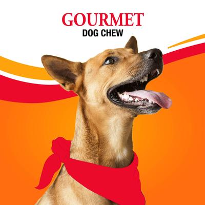 Show full view: Good 'n' Fun Triple Flavor Twist Ropes Pork, Beef & Chicken Dog Treat Chews, Large, 3 count slide 9 of 10