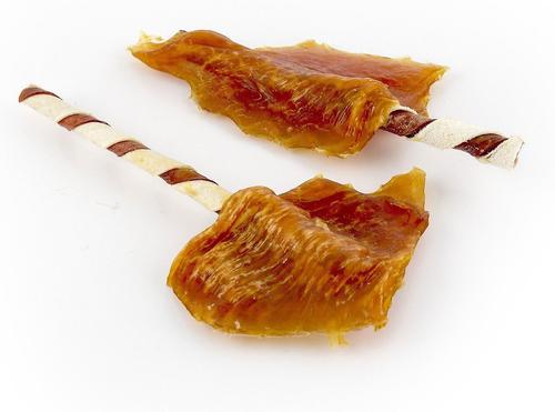 Show full view: Good 'n' Fun Triple Flavor Wings Chicken, Pork & Beef Hide Dog Chews, 12-oz bag, bundle of 2 slide 4 of 7