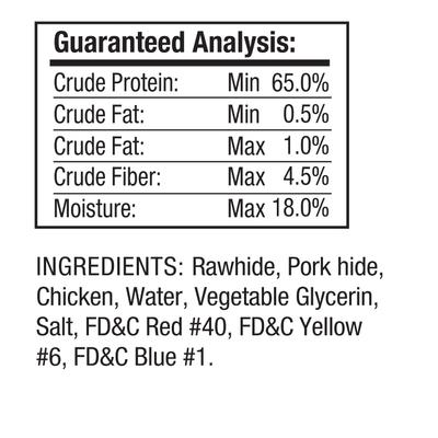 Show full view: Good 'n' Fun Triple Flavor Wings Beef, Pork & Chicken + Kabobs Rawhide Chews Dog Dental Treats slide 4 of 9