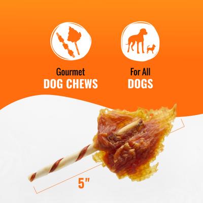 Good 'n' Fun Triple Flavor Wings Beef, Pork & Chicken Dog Chews