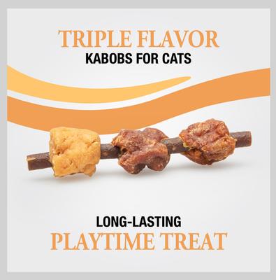 Show full view: Good 'n' Tasty Chicken, Salmon, Tuna Kabob Cat Treats 1.4-oz bag slide 4 of 13