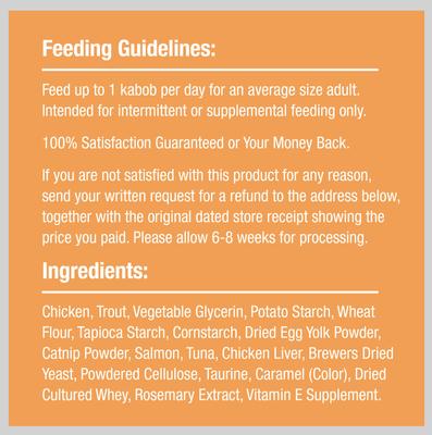 Show full view: Good 'n' Tasty Chicken, Salmon, Tuna Kabob Cat Treats 1.4-oz bag slide 9 of 13