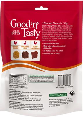 Show full view: Good 'n' Tasty Kabob Bites Dog Treats, 12-oz bag slide 3 of 8
