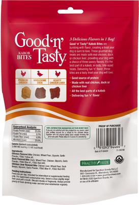 Show full view: Good 'n' Tasty Kabob Bites Dog Treats, 4-oz bag slide 3 of 8
