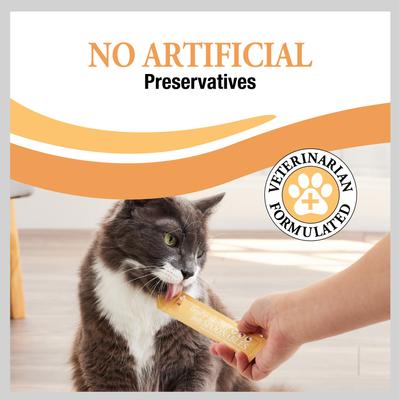 Show full view: Good 'n' Tasty Mousse Squeezer Chicken, Salmon, Duck Lickable Cat Treats, 10 count slide 7 of 13