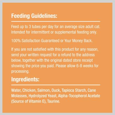 Show full view: Good 'n' Tasty Mousse Squeezer Chicken, Salmon, Duck Lickable Cat Treats, 10 count slide 9 of 13