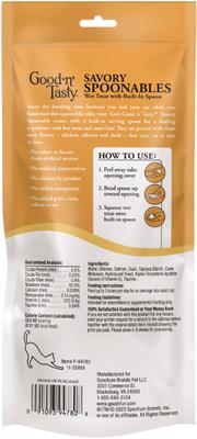 Show full view: Good 'n' Tasty Mousse Squeezer Chicken, Salmon, Duck Lickable Cat Treats, 6 count slide 3 of 13