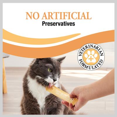 Show full view: Good 'n' Tasty Mousse Squeezer Chicken, Salmon, Duck Lickable Cat Treats, 6 count slide 7 of 13