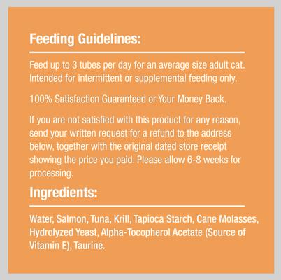 Show full view: Good 'n' Tasty Mousse Squeezer Salmon, Tuna, Krill Lickable Cat Treats, 10 count slide 9 of 13