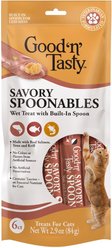 Good 'n' Tasty Mousse Squeezer Salmon, Tuna, Krill Lickable Cat Treats, 6 count