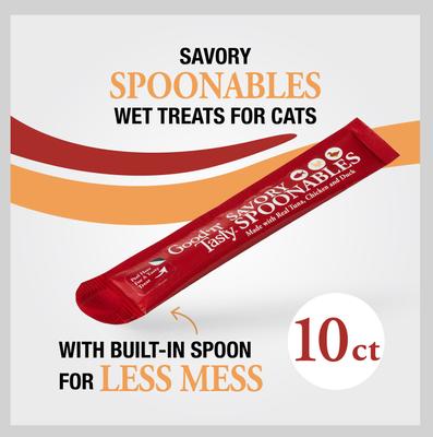 Show full view: Good 'n' Tasty Mousse Squeezer Tuna, Chicken, Duck Lickable Cat Treats, 10 count slide 4 of 13