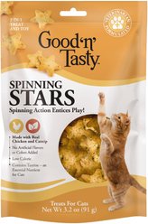 Good 'n' Tasty Savory Spinners Crunchy Cat Treats, 3.2-oz bag