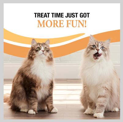 Show full view: Good 'n' Tasty Savory Spinners Crunchy Cat Treats, 3.2-oz bag slide 7 of 13