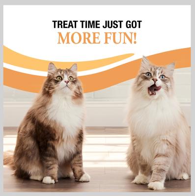 Show full view: Good 'n' Tasty Savory Spoonables Triple Flavor Variety Pack Lickable Cat Treat, Squeezable Tube, 15 count slide 8 of 13