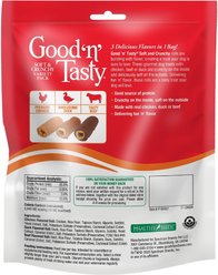 Good 'n' Tasty Soft & Crunchy Variety Pack Chicken, Duck & Beef Gourmet Dog Treats, 8-oz bag slide 2 of 6