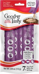 Good 'n' Tasty Triple Flavor Mix Duck, Beef, & Rabbit Puree Dog Food Topper, 7 count