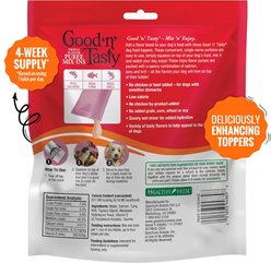 Good 'n' Tasty Triple Flavor Mix Salmon, Tuna, & Krill Puree Dog Food Topper, 28 count slide 2 of 8