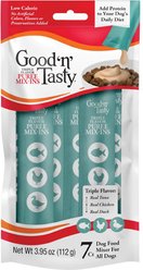 Good 'n' Tasty Triple Flavor Mix Tuna, Chicken, & Duck Puree Dog Food Topper, 7 count