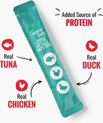 Good 'n' Tasty Triple Flavor Mix Tuna, Chicken, & Duck Puree Dog Food Topper, 7 count slide 2 of 9