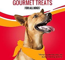 Good 'n' Tasty Triple Flavor Stacks with Peanut Butter, Chicken & Chicken Liver Bite Sized Crunchy Dog Treats, 3.5-oz bag slide 2 of 9