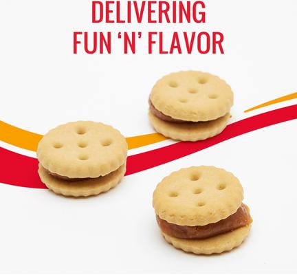 Show full view: Good 'n' Tasty Triple Flavor Stacks with Peanut Butter, Chicken & Chicken Liver Bite Sized Crunchy Dog Treats, 9-oz bag slide 5 of 12