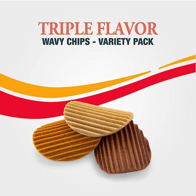 Show full view: Good 'n' Tasty Triple Flavor Wavy Chips Variety Pack Chicken, Cheese & BBQ Dog Treats, 10-oz bag slide 5 of 11