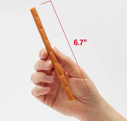 Show full view: Good 'n' Tasty Snap 'Ems Variety Pack Triple Flavor Real Chicken, Duck & Beef Gourmet Reward or Training Sticks Soft & Chewy Dog Treats, 15 count slide 7 of 12