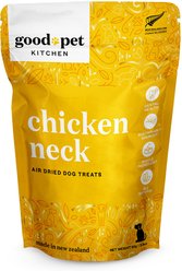 Good Pet Kitchen Chicken Neck Air Dried Dog Treat, 2.8-oz bag