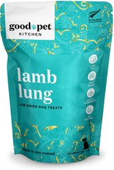 Good Pet Kitchen Lamb Lung Air Dried Dog Treat, 1.4-oz bag