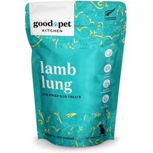 Good Pet Kitchen Lamb Lung Air Dried Dog Treat, 1.4-oz bag