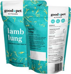 Good Pet Kitchen Lamb Lung Air Dried Dog Treat, 1.4-oz bag slide 2 of 7