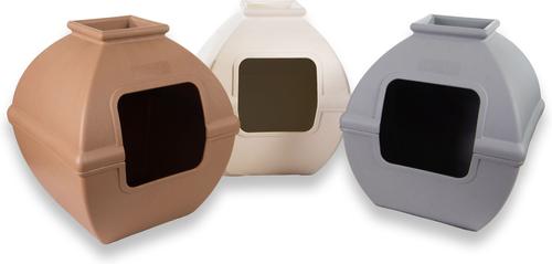 Show full view: Good Pet Stuff The Courtyard Hidden Planter Cat Litter Box, Large, Stone Gray slide 6 of 7