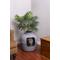 Show in main carousel: Good Pet Stuff The Courtyard Hidden Planter Cat Litter Box, Large, Stone Gray slide 4 of 7