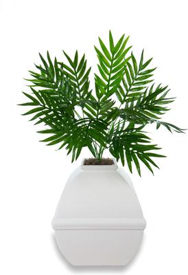 Show full view: Good Pet Stuff The Courtyard Hidden Planter Cat Litter Box, Large, White Birch slide 2 of 6