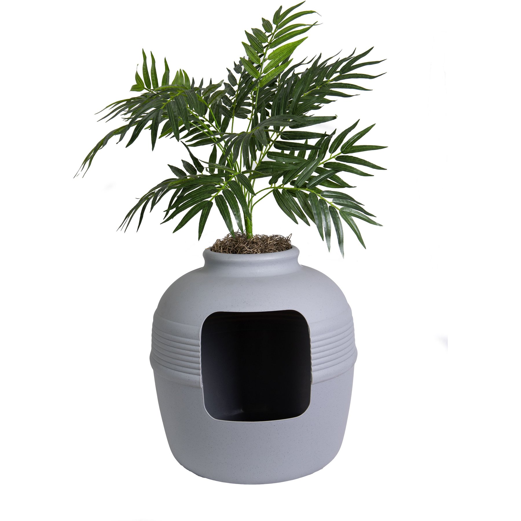 GOOD PET STUFF The Original Hidden Planter Cat Litter Box, Large