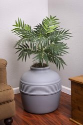 Good Pet Stuff The Original Hidden Planter Cat Litter Box, Large, Stone Gray slide 2 of 4