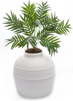 Show full view: Good Pet Stuff The Original Hidden Planter Cat Litter Box, Large, White Birch slide 2 of 5