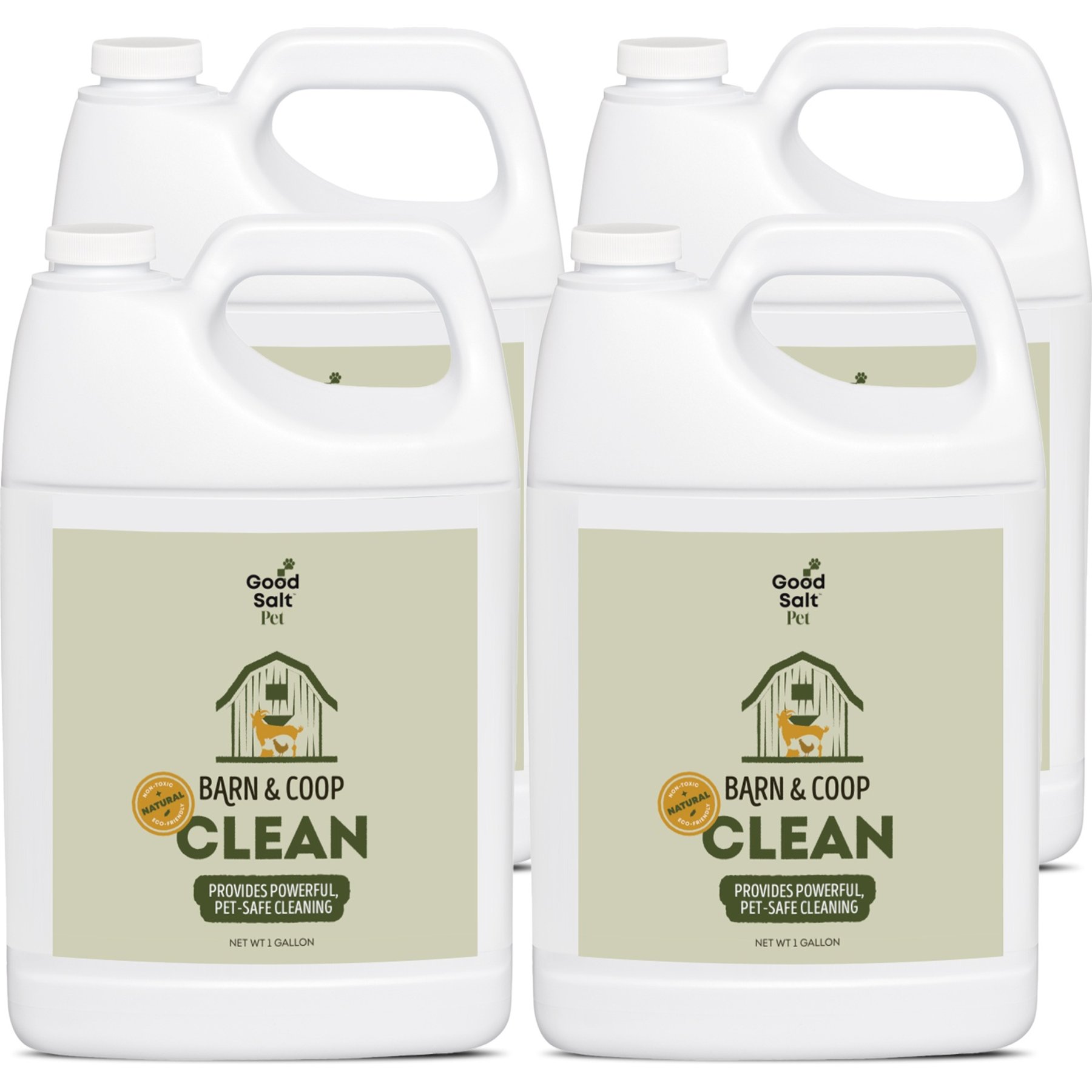Good Salt Pet Barn & Coop Cleaner Spray, 1-gal jug, 4 count