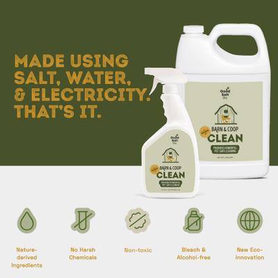 Show full view: Good Salt Pet Barn & Coop Cleaner Spray, 32-fl oz bottle, 2 count slide 3 of 8
