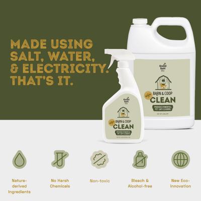 Show full view: Good Salt Pet Barn & Coop Cleaner Spray, 32-fl oz bottle, 1 count slide 3 of 8